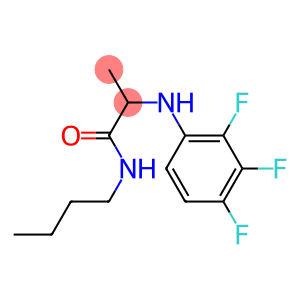 N-butyl-2-[(2,3,4-trifluorophenyl)amino]propanamide