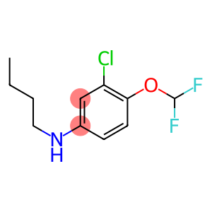 N-butyl-3-chloro-4-(difluoromethoxy)aniline