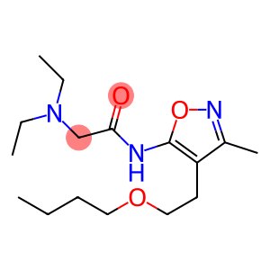 N-[4-(2-Butoxyethyl)-3-methyl-5-isoxazolyl]-2-(diethylamino)acetamide