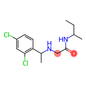 N-(butan-2-yl)-2-{[1-(2,4-dichlorophenyl)ethyl]amino}acetamide