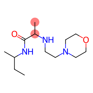 N-(butan-2-yl)-2-{[2-(morpholin-4-yl)ethyl]amino}propanamide