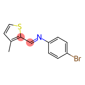 4-bromo-N-[(E)-(3-methyl-2-thienyl)methylidene]aniline