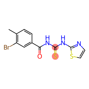 N-(3-bromo-4-methylbenzoyl)-N'-(1,3-thiazol-2-yl)thiourea