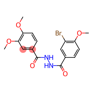 N'-(3-bromo-4-methoxybenzoyl)-3,4-dimethoxybenzohydrazide