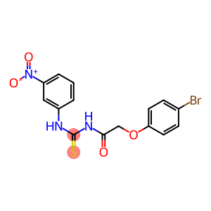N-[2-(4-bromophenoxy)acetyl]-N'-(3-nitrophenyl)thiourea