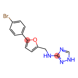 N-{[5-(4-bromophenyl)-2-furyl]methyl}-N-(1H-1,2,4-triazol-3-yl)amine