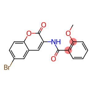 N-(6-bromo-2-oxo-2H-chromen-3-yl)-2-methoxybenzamide