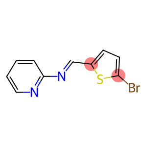 N-[(5-bromo-2-thienyl)methylene]-N-(2-pyridinyl)amine