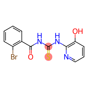 N-(2-bromobenzoyl)-N'-(3-hydroxy-2-pyridinyl)thiourea