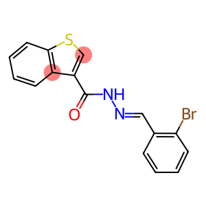 N'-(2-bromobenzylidene)-1-benzothiophene-3-carbohydrazide