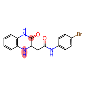 N-(4-bromophenyl)-2-(3-oxo-1,2,3,4-tetrahydro-2-quinoxalinyl)acetamide