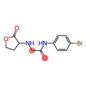 N-(4-bromophenyl)-2-[(2-oxooxolan-3-yl)amino]acetamide