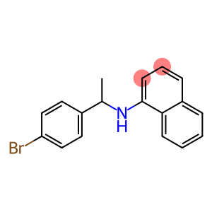 N-[1-(4-bromophenyl)ethyl]naphthalen-1-amine