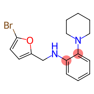 N-[(5-bromofuran-2-yl)methyl]-2-(piperidin-1-yl)aniline