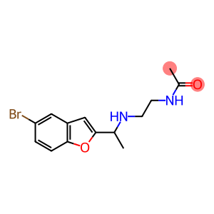 N-(2-{[1-(5-bromo-1-benzofuran-2-yl)ethyl]amino}ethyl)acetamide