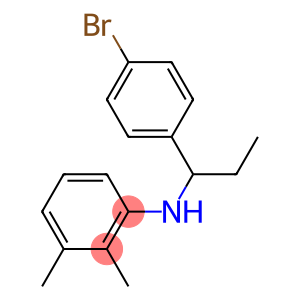 N-[1-(4-bromophenyl)propyl]-2,3-dimethylaniline