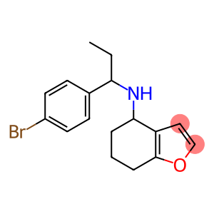 N-[1-(4-bromophenyl)propyl]-4,5,6,7-tetrahydro-1-benzofuran-4-amine