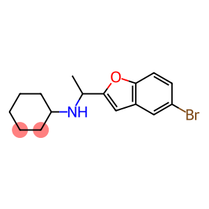 N-[1-(5-bromo-1-benzofuran-2-yl)ethyl]cyclohexanamine