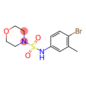 N-(4-bromo-3-methylphenyl)morpholine-4-sulfonamide