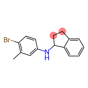 N-(4-bromo-3-methylphenyl)-2,3-dihydro-1H-inden-1-amine