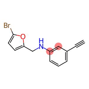 N-[(5-bromofuran-2-yl)methyl]-3-ethynylaniline