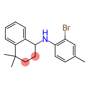 N-(2-bromo-4-methylphenyl)-4,4-dimethyl-1,2,3,4-tetrahydronaphthalen-1-amine