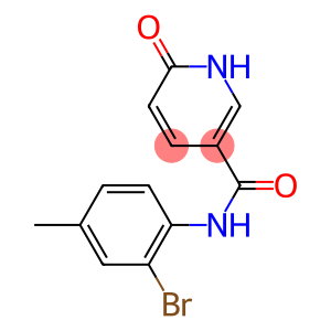 N-(2-bromo-4-methylphenyl)-6-oxo-1,6-dihydropyridine-3-carboxamide