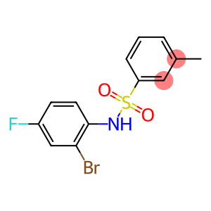 N-(2-bromo-4-fluorophenyl)-3-methylbenzene-1-sulfonamide