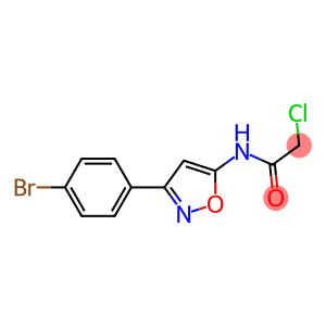 N-(3-(4-BROMOPHENYL)ISOXAZOL-5-YL)-2-CHLOROACETAMIDE