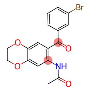 N-[7-(3-BROMO-BENZOYL)-2,3-DIHYDRO-BENZO[1,4]DIOXIN-6-YL]-ACETAMIDE