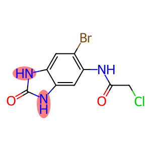 N-(6-BROMO-2-OXO-2,3-DIHYDRO-1H-BENZIMIDAZOL-5-YL)-2-CHLOROACETAMIDE