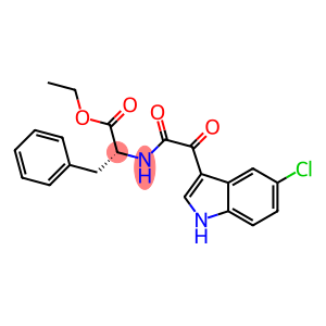 N-[[(5-Chloro-1H-indol-3-yl)carbonyl]carbonyl]-D-phenylalanine ethyl ester