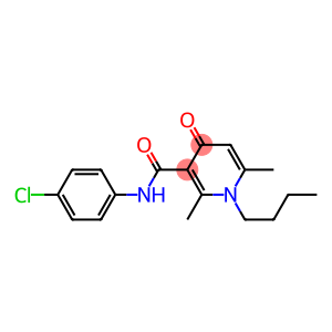 N-(4-Chlorophenyl)-1-butyl-2,6-dimethyl-4-oxo-1,4-dihydro-3-pyridinecarboxamide