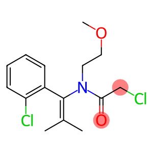 N-[1-(2-Chlorophenyl)-2-methyl-1-propenyl]-N-[2-methoxyethyl]-2-chloroacetamide