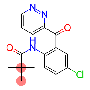 N-[4-Chloro-2-[(pyridazin-3-yl)carbonyl]phenyl]pivalamide