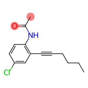 N-[4-Chloro-2-(1-hexynyl)phenyl]acetamide