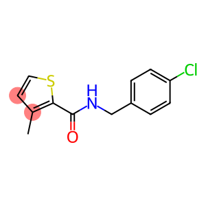 N-(4-chlorobenzyl)-3-methylthiophene-2-carboxamide