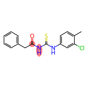 N-(3-chloro-4-methylphenyl)-N'-(phenylacetyl)thiourea