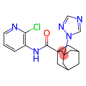 N-(2-chloro-3-pyridinyl)-3-(1H-1,2,4-triazol-1-yl)-1-adamantanecarboxamide