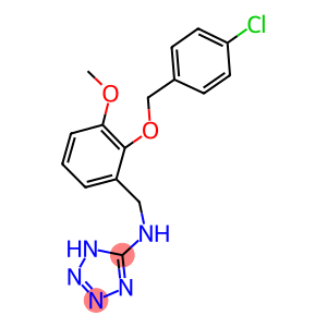 N-{2-[(4-chlorobenzyl)oxy]-3-methoxybenzyl}-N-(1H-tetraazol-5-yl)amine