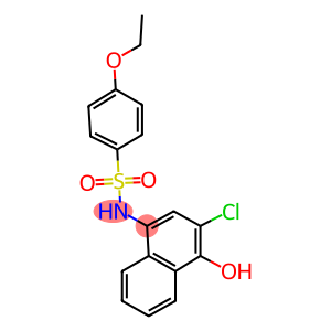 N-(3-chloro-4-hydroxy-1-naphthyl)-4-ethoxybenzenesulfonamide