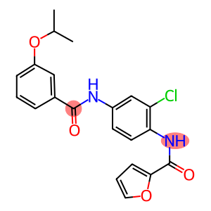 N-{2-chloro-4-[(3-isopropoxybenzoyl)amino]phenyl}-2-furamide