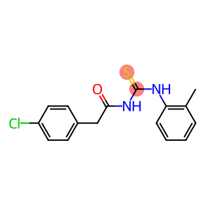 N-[(4-chlorophenyl)acetyl]-N'-(2-methylphenyl)thiourea