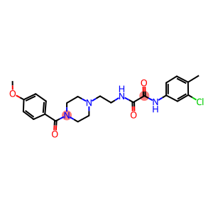 N~1~-(3-chloro-4-methylphenyl)-N~2~-{2-[4-(4-methoxybenzoyl)-1-piperazinyl]ethyl}ethanediamide