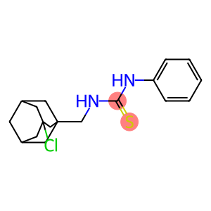 N-[(3-chloro-1-adamantyl)methyl]-N'-phenylthiourea