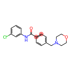 N-(3-chlorophenyl)-4-(4-morpholinylmethyl)benzamide