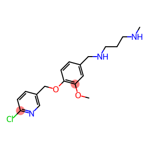 N-{4-[(6-chloro-3-pyridinyl)methoxy]-3-methoxybenzyl}-N-[3-(methylamino)propyl]amine