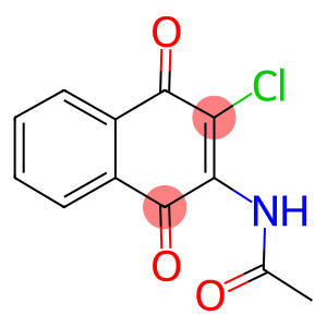 N-(3-chloro-1,4-dioxo-1,4-dihydro-2-naphthalenyl)acetamide