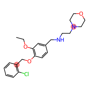 N-{4-[(2-chlorobenzyl)oxy]-3-ethoxybenzyl}-N-[2-(4-morpholinyl)ethyl]amine