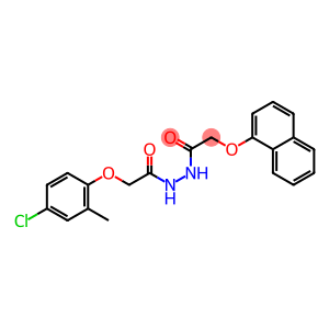 N'-[2-(4-chloro-2-methylphenoxy)acetyl]-2-(1-naphthyloxy)acetohydrazide